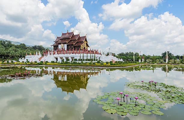 istock Thai Lanna architecture in Chiang Mai, Thailand 533741001