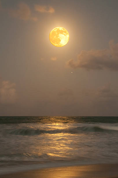 istock Harvest Moon and Jupiter, too 533741341