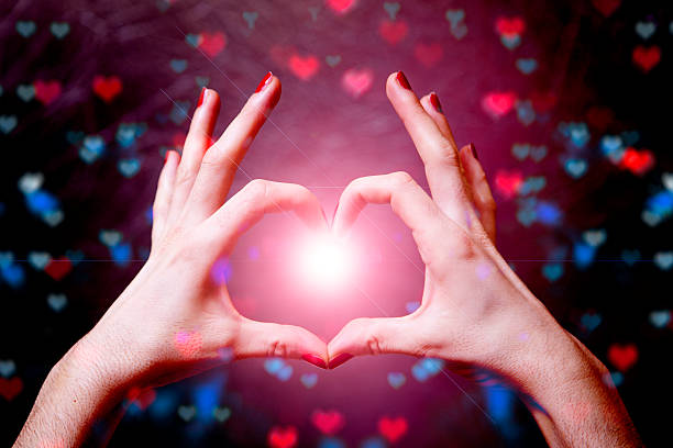 istock Beautiful female palms depict heart 533741761