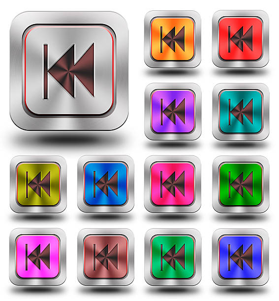 Play, pause, stop and other button