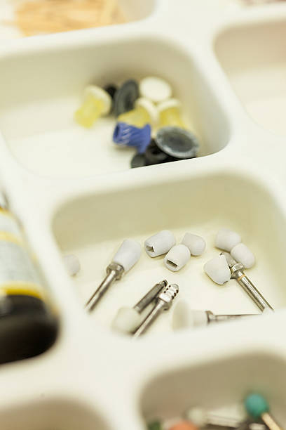 istock Set Of Dental Borers In Plastic Box 533742025
