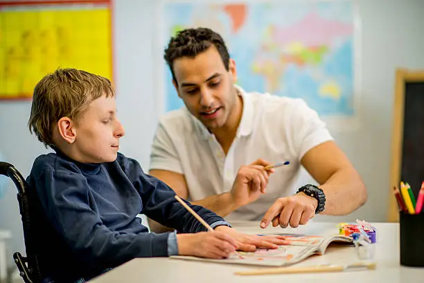 Photo of Boy with Developmental Disability