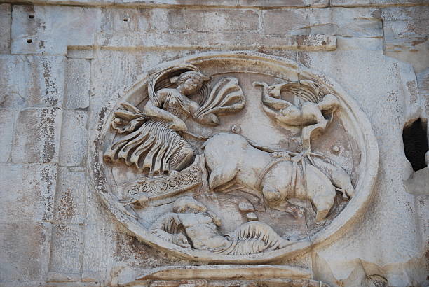 istock Arch of Constantine in Rome next Coliseum 533744487
