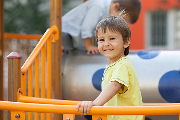 istock Child on the playground, having fun 533745695