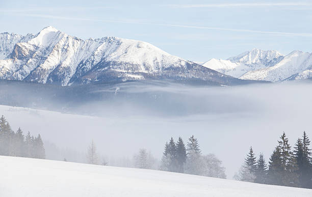 Austria, Winter Landscape stock photo