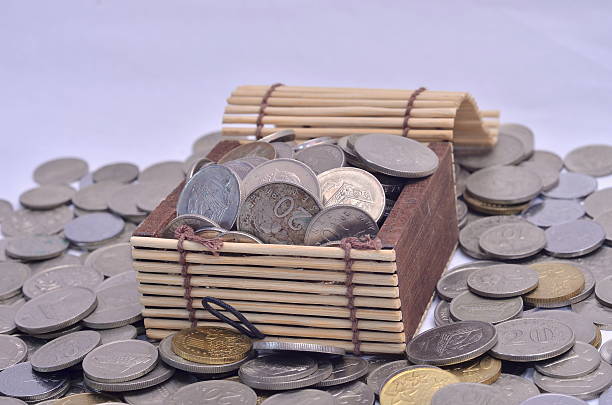 istock Malaysian Coin In A Treasure Box 533747049