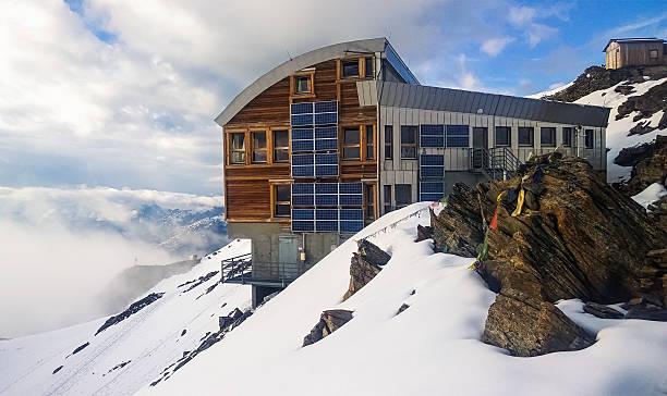 Tete Rousse hut on Mont Blanc