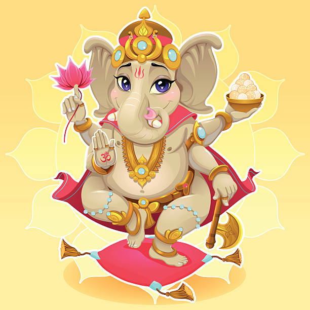 Ganesh Stock Illustration - Download Image Now - Ganesha, Illustration,  Vector - iStock
