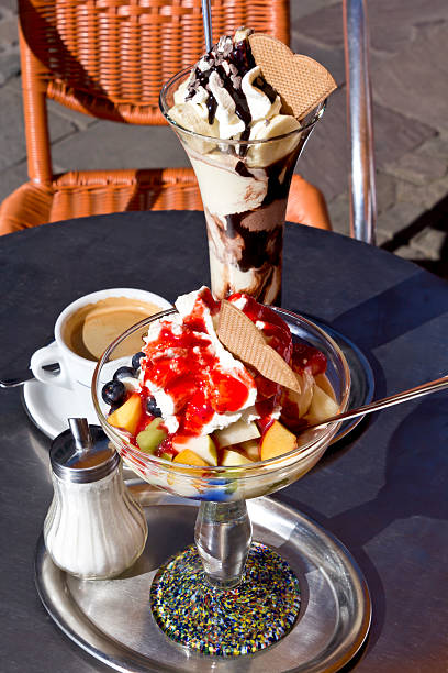 istock Sundaes and cup of espresso 533748141