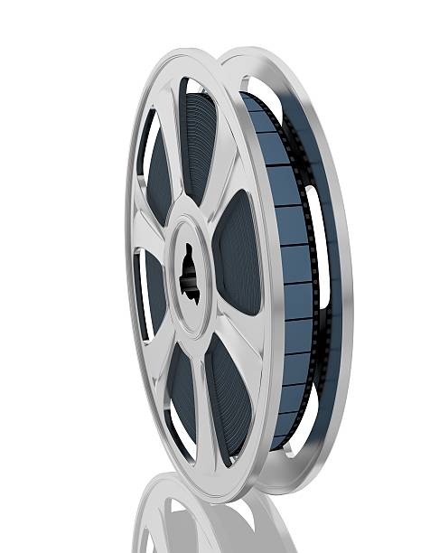 istock Old motion picture film reel 533773561