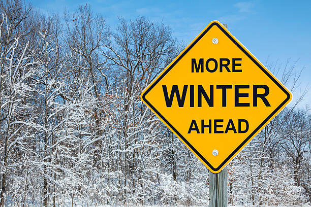 istock More Winter Ahead Road Sign 533774299