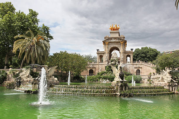 istock Fountain and cascade in park De la Ciutadella 533775099