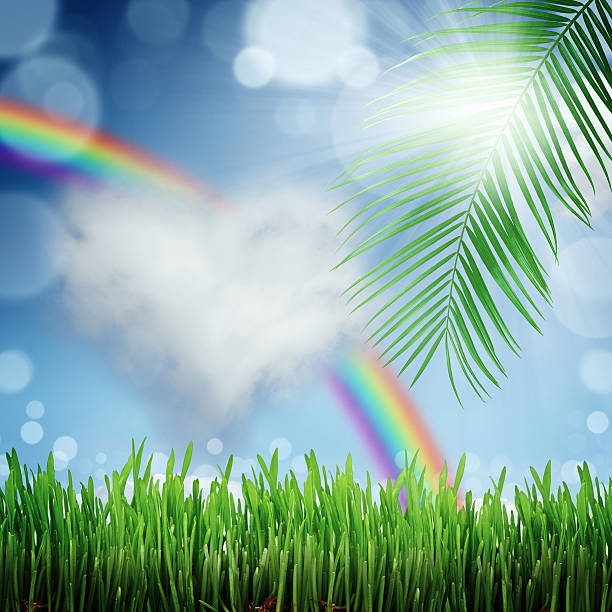 istock natural green background with selective focus 533777759
