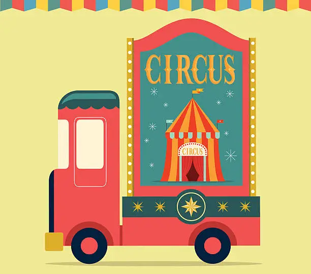 Vector illustration of Circus Show