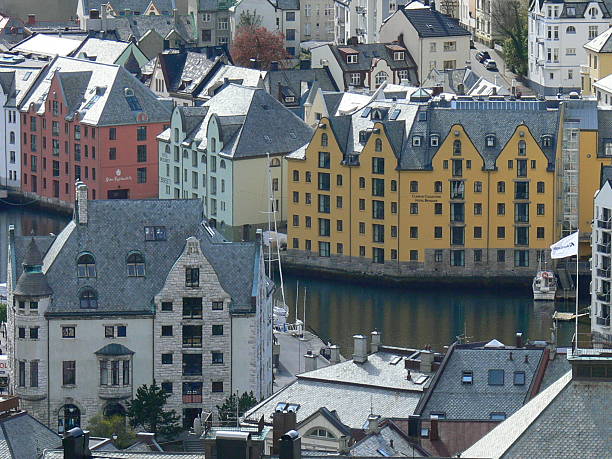 istock Views of Alesund,Norway harbor 533832043