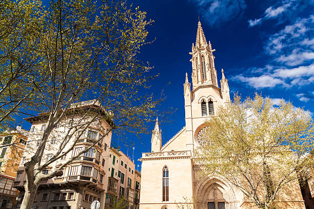 istock Neo-Gothic styled Santa Eulalia church 533833550