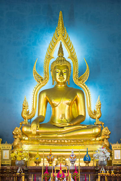 istock Buddha Image, The White Marble Temple, Bangkok, Thailand 533833823