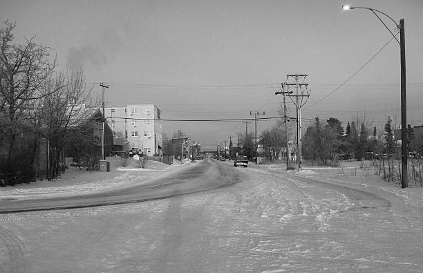 istock Arctic frozen city, Yukon 533834008