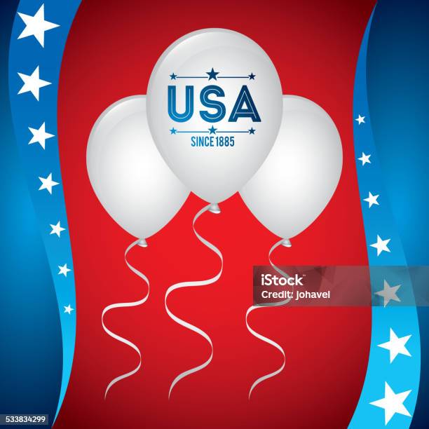 Usa Poster Stock Illustration - Download Image Now - 2015, American Culture, Backgrounds