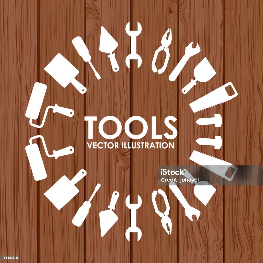 Simple Tools Design Tools Design Stock Illustration - Download Image Now - 2015, Auto ...