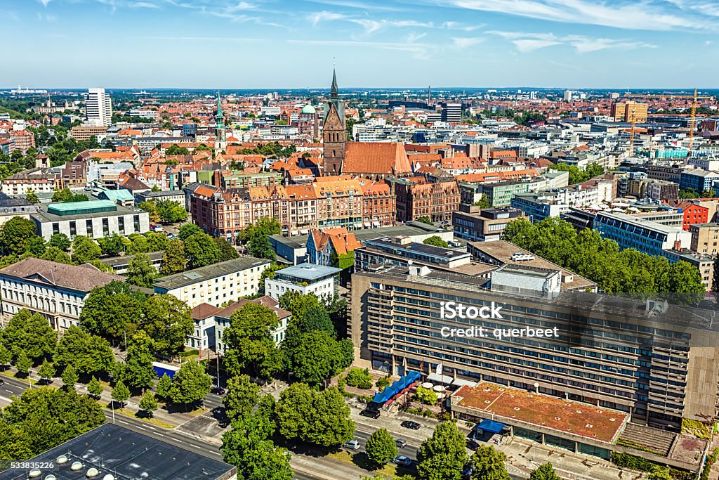 Skyline Hanover Hanover - Germany Stock Photo