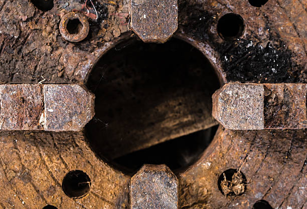 old rusted metal detail, there is a place for text