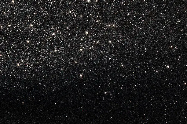 Black Background with Stars.