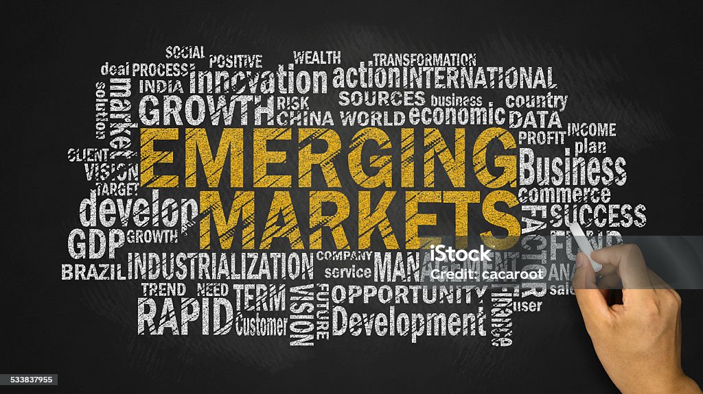 emerging markets word cloud emerging markets word cloud with related tags 2015 Stock Photo