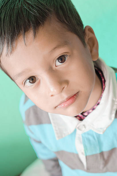 istock Up view of little boy 533838005