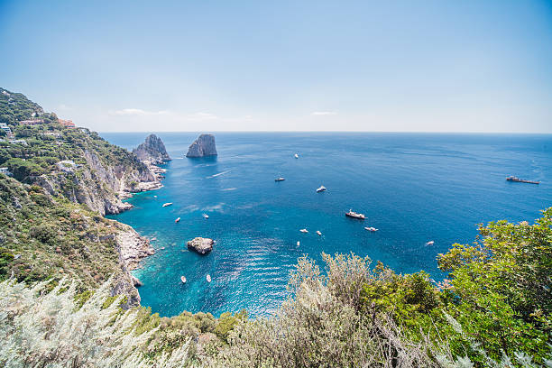 istock 'Faraglioni' rocks , Capri island. 533838226