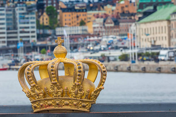 istock Skeppsholmsbron (Skeppsholm Bridge) With Its Famous Golden Crown 533842764
