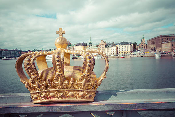 istock Skeppsholmsbron (Skeppsholm Bridge) With Its Famous Golden Crown 533843832