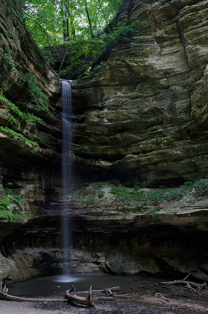 istock St. Louis Canyon and Waterfall in Starved Rock Illinois 533845782