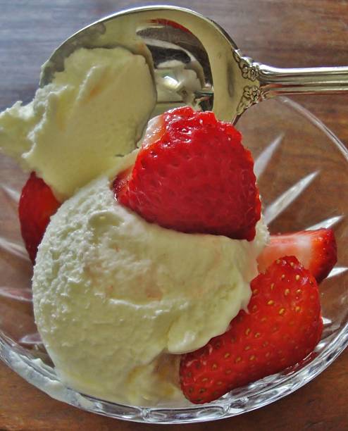 istock Strawberries & French Vanilla Ice Cream on the Menu 533846824