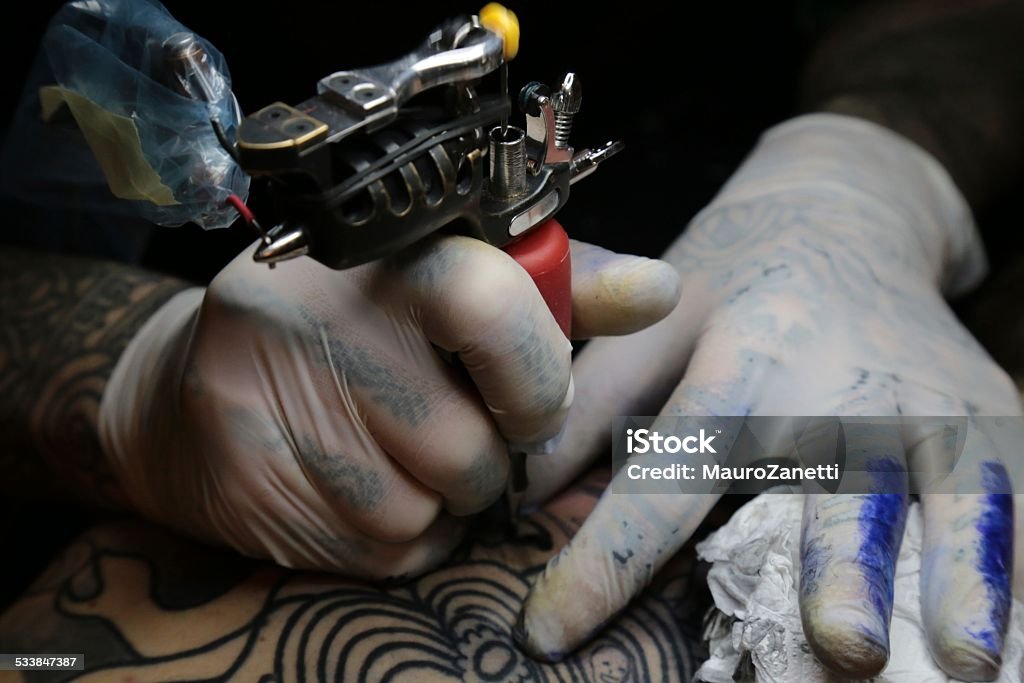 Art tattoo 2015 Stock Photo