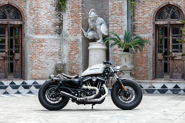 superbike " harley davidson" quarantotto. - harley davidson foto e immagini stock