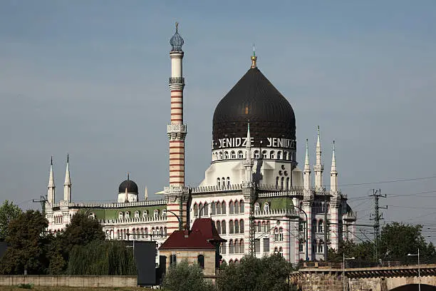 Photo of Yenidze Building in Dresden, Saxony, Germany.