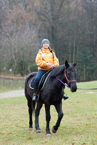 istock Girl and horse 533848783