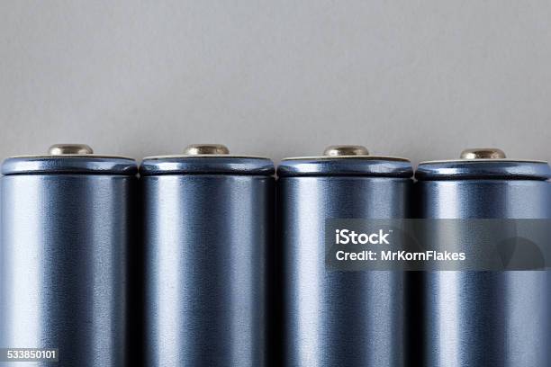 Blue Batteries Stock Photo - Download Image Now - 2015, Battery, Battery Charger