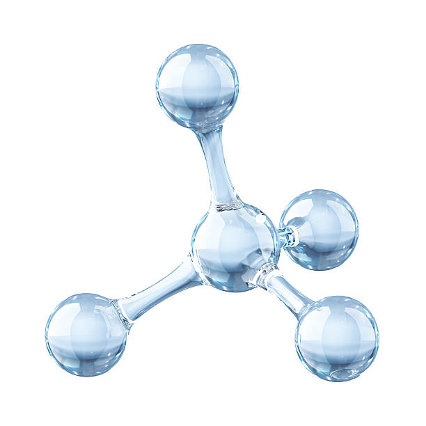 Molecule Isolated on white background. 3D render molecule stock pictures, royalty-free photos & images