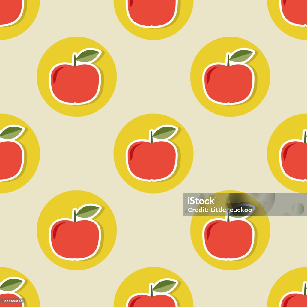 Apple Texture Pattern Apple Pattern Seamless Texture With Ripe Red Apples Stock Illustration ...