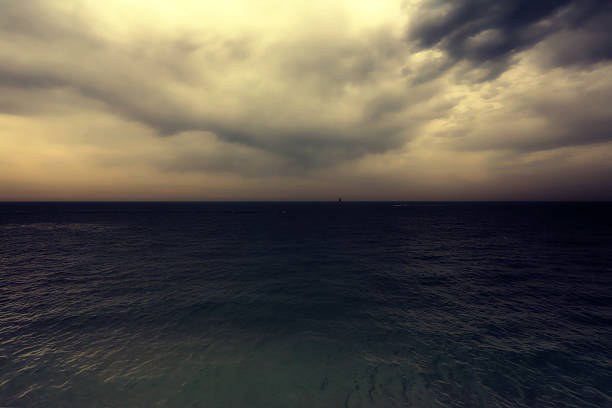 Stormy seascape at Margate, England