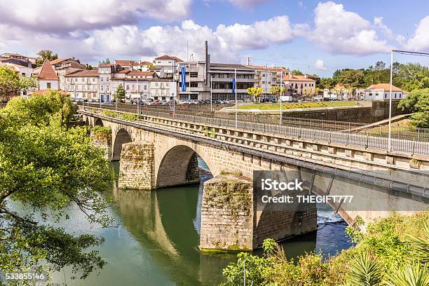 Barcelos Romanesque Bridge In Portugal Stock Photo - Download Image Now - Barcelos, Arch - Architectural Feature, Bridge - Built Structure