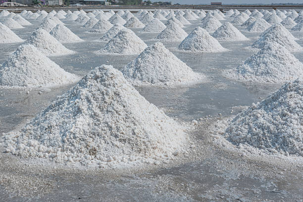 istock White Pyramids of sea salt 533855834