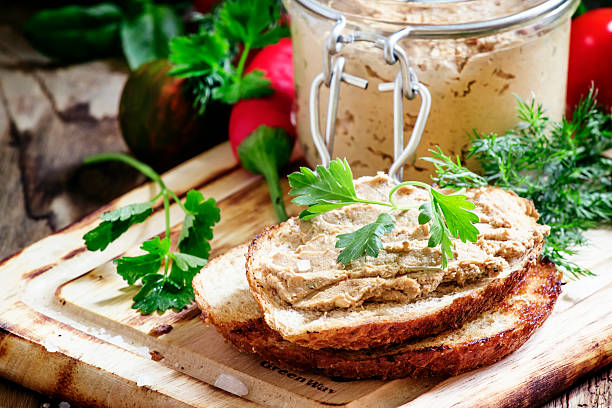 istock Sandwiches with liver pate 533858462