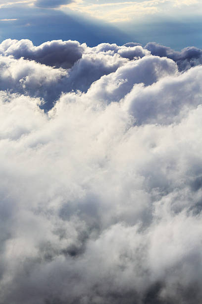istock White clouds aerial view natural background 533861432