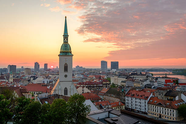istock Bratislava, Slovakia landscape at sunrise 533863188