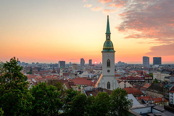 istock Bratislava, Slovakia landscape at sunrise 533863402