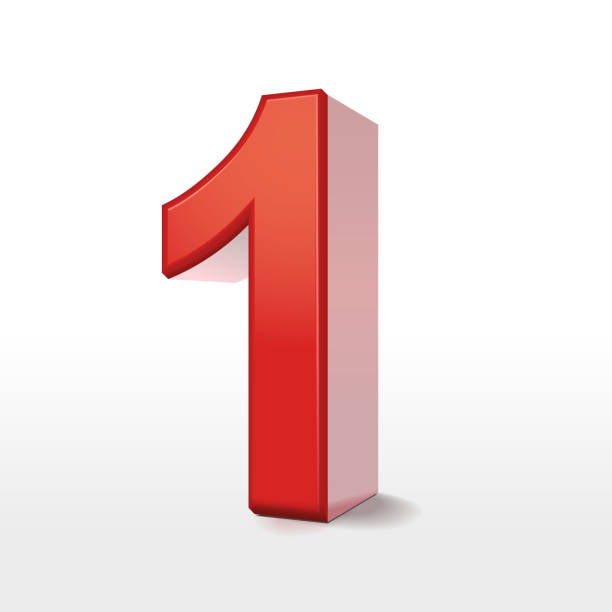Número 1 Vectores Libres de Derechos - iStock Número 1 Vectores Libres de Derechos - iStock
