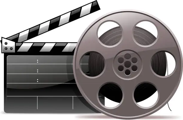 Vector illustration of film industry